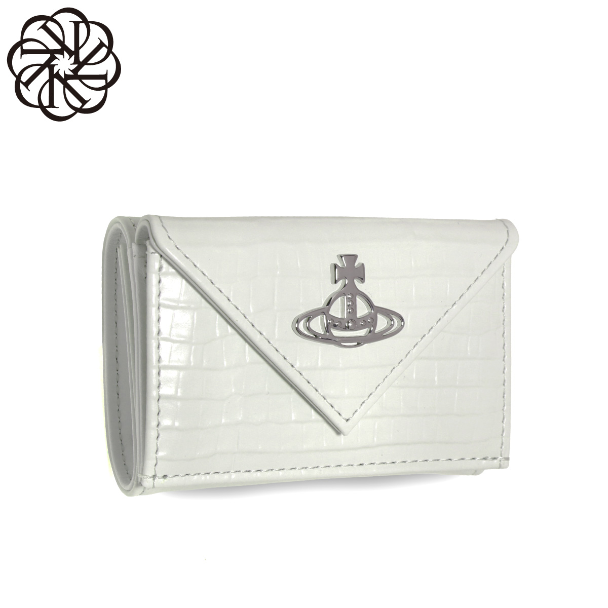 ヴィヴィアンウエストウッド ENVELOPE BILLFOLD 三つ折り財布 クロコ レディース