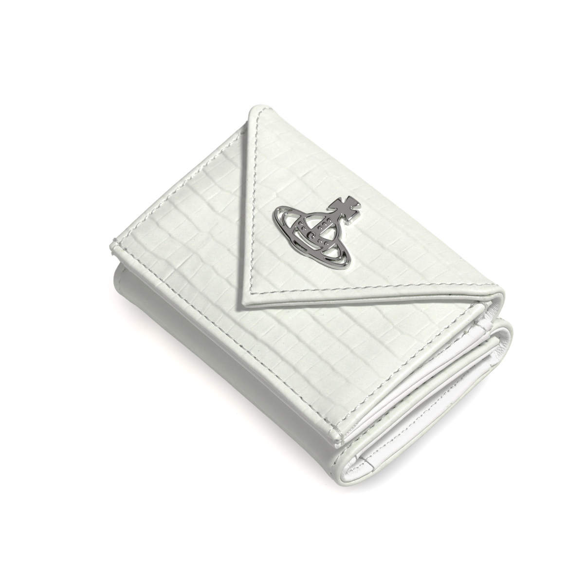 ヴィヴィアンウエストウッド ENVELOPE BILLFOLD 三つ折り財布 クロコ レディース