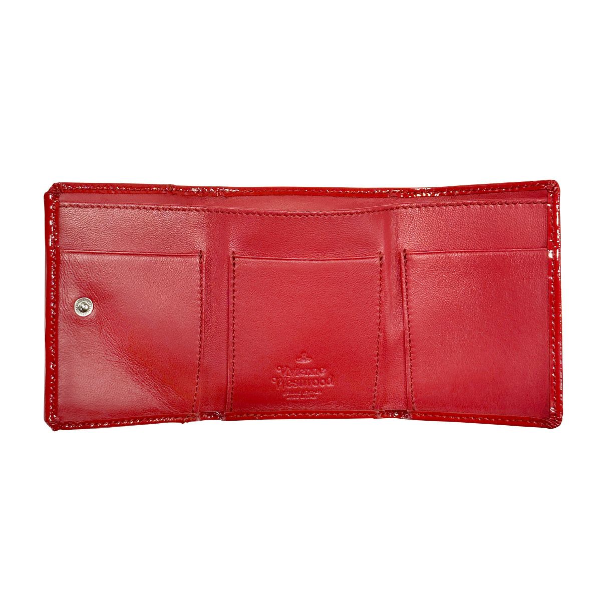 【訳あり】ヴィヴィアンウエストウッド SMALL FLAP PURSE 三つ折り財布 レディース